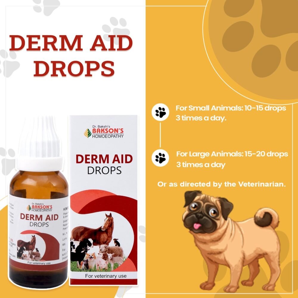 Bakson Veterinary | Derm Aid Drops | 30 ML - Image 2